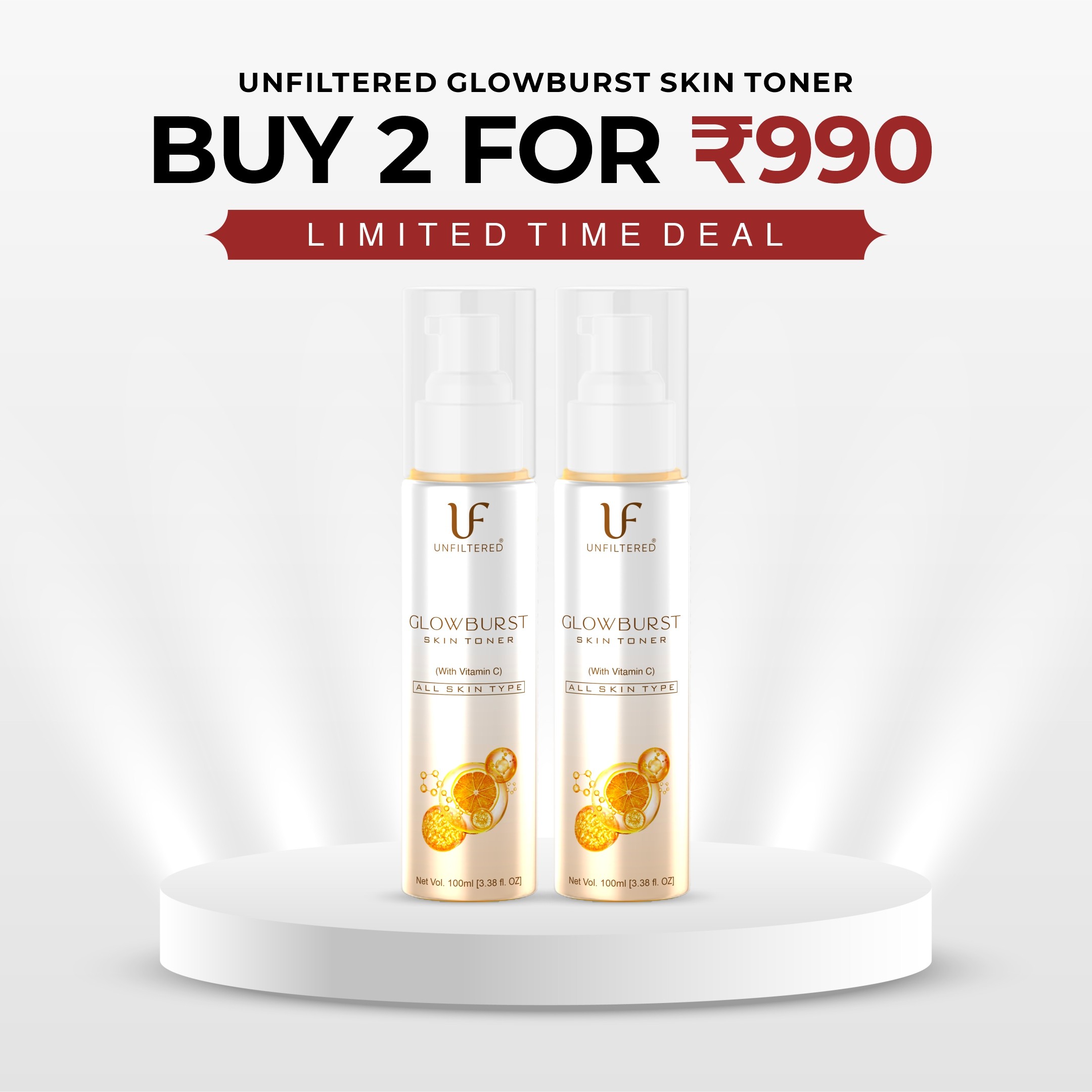 Combo - 2 x Glow Burst Skin Toner 100ml